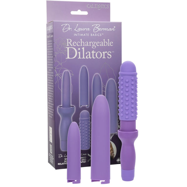 Dr. Laura Berman Rechargeable Dilators Set of 4 Locking Sizes Plus Sleeve