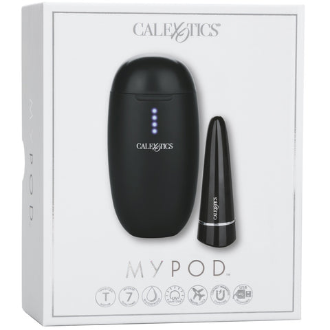 My Pod Vibrator with UV Sanitizing Light in Charging Case - Black