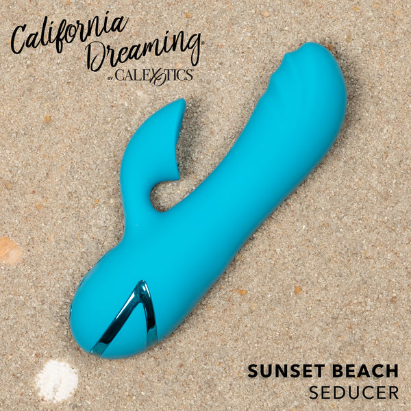 California Dreaming Sunset Beach Seducer Rechargeable Clitoral Suction Vibrator