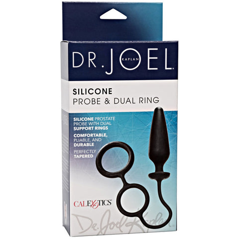 CalExotics Dr. Joel Kaplan Silicone Probe & Dual Ring - Extreme Toyz Singapore - https://extremetoyz.com.sg - Sex Toys and Lingerie Online Store