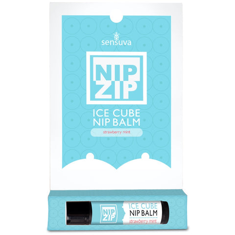 Sensuva Nip Zip Ice Cube Strawberry Mint Nipple Balm - Extreme Toyz Singapore - https://extremetoyz.com.sg - Sex Toys and Lingerie Online Store - Bondage Gear / Vibrators / Electrosex Toys / Wireless Remote Control Vibes / Sexy Lingerie and Role Play / BDSM / Dungeon Furnitures / Dildos and Strap Ons &nbsp;/ Anal and Prostate Massagers / Anal Douche and Cleaning Aide / Delay Sprays and Gels / Lubricants and more...