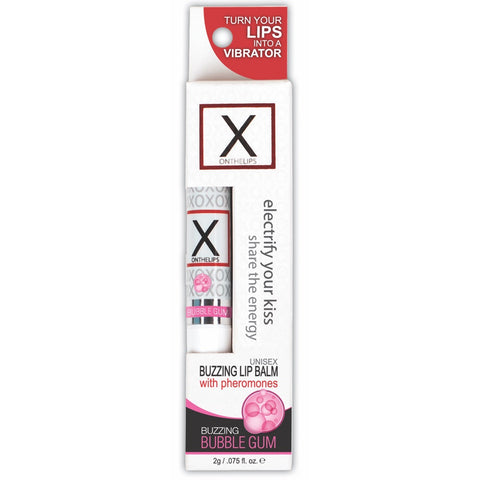Sensuva X On The Lips Bubble Gum Lip Balm with Pheromones - 2g - Extreme Toyz Singapore - https://extremetoyz.com.sg - Sex Toys and Lingerie Online Store - Bondage Gear / Vibrators / Electrosex Toys / Wireless Remote Control Vibes / Sexy Lingerie and Role Play / BDSM / Dungeon Furnitures / Dildos and Strap Ons &nbsp;/ Anal and Prostate Massagers / Anal Douche and Cleaning Aide / Delay Sprays and Gels / Lubricants and more...