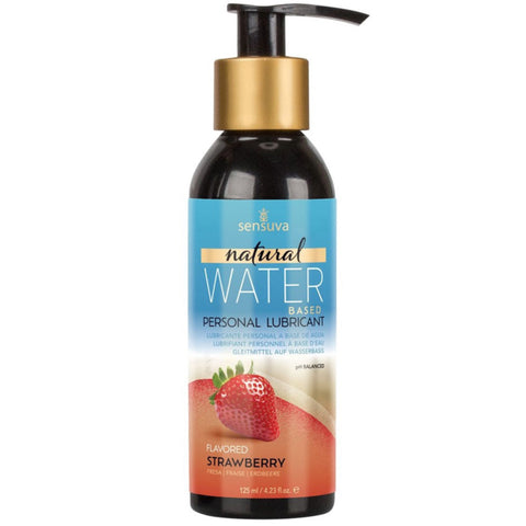 Natural Water-Based Strawberry Personal Lubricant - 125ml