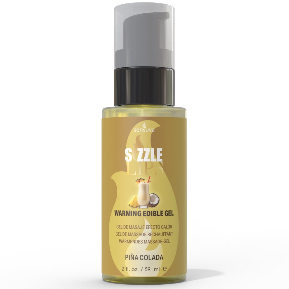 Sizzle Lips Pina Colada Warming Edible Gel - 59ml