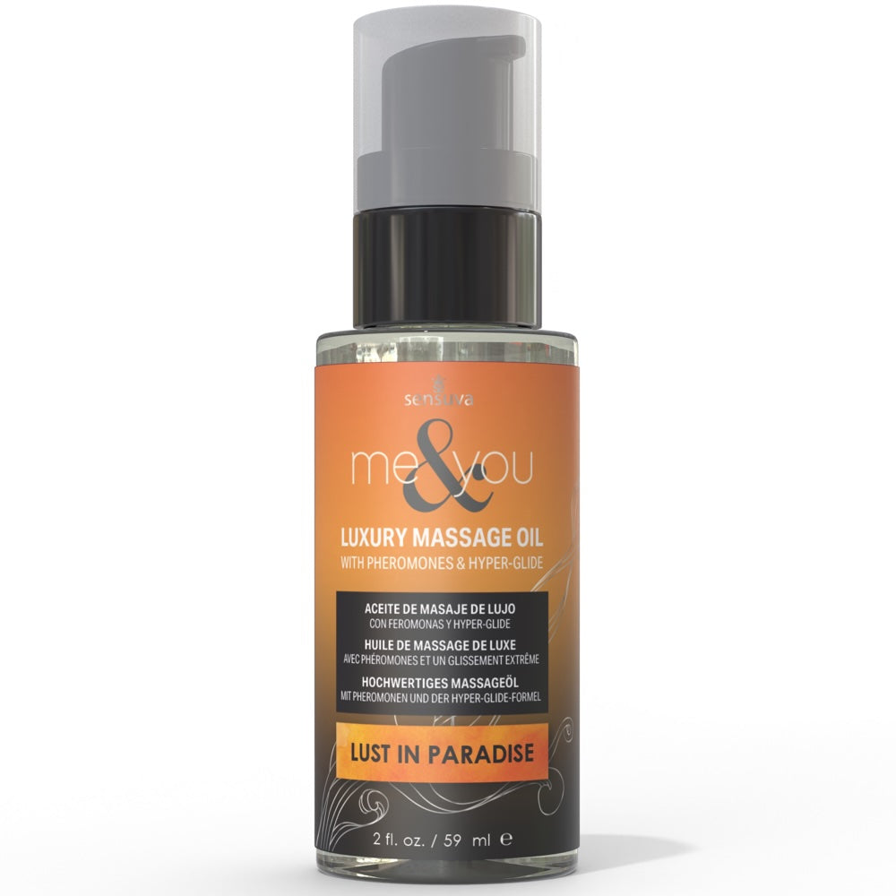 Me & You Pheromone Infused Lust in Paradise Luxury Massage Oil - 59ml
