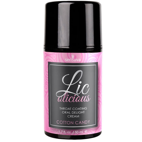 Sensuva Lic-O-Licious Cotton Candy Throat Coating Oral Delight Cream - 50ml - Extreme Toyz Singapore - https://extremetoyz.com.sg - Sex Toys and Lingerie Online Store - Bondage Gear / Vibrators / Electrosex Toys / Wireless Remote Control Vibes / Sexy Lingerie and Role Play / BDSM / Dungeon Furnitures / Dildos and Strap Ons &nbsp;/ Anal and Prostate Massagers / Anal Douche and Cleaning Aide / Delay Sprays and Gels / Lubricants and more...
