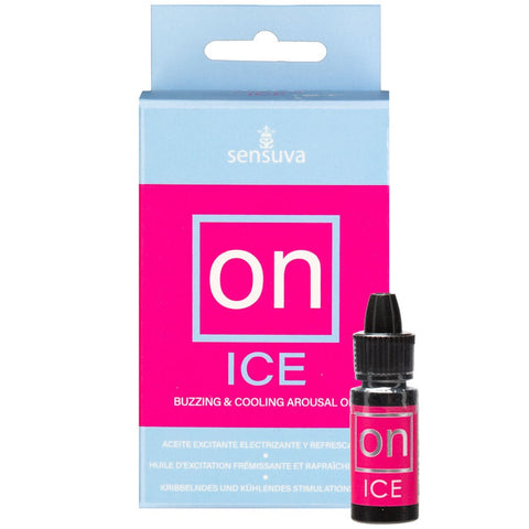 Sensuva On Ice Buzzing and Cooling Female Arousal Oil - 5ml - Extreme Toyz Singapore - https://extremetoyz.com.sg - Sex Toys and Lingerie Online Store - Bondage Gear / Vibrators / Electrosex Toys / Wireless Remote Control Vibes / Sexy Lingerie and Role Play / BDSM / Dungeon Furnitures / Dildos and Strap Ons &nbsp;/ Anal and Prostate Massagers / Anal Douche and Cleaning Aide / Delay Sprays and Gels / Lubricants and more...