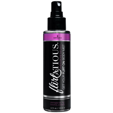 Sensuva Flirtatious Pheromone Infused Pomegranate, Fig Coconut & Plumeria Body Mist - 125ml - Extreme Toyz Singapore - https://extremetoyz.com.sg - Sex Toys and Lingerie Online Store - Bondage Gear / Vibrators / Electrosex Toys / Wireless Remote Control Vibes / Sexy Lingerie and Role Play / BDSM / Dungeon Furnitures / Dildos and Strap Ons &nbsp;/ Anal and Prostate Massagers / Anal Douche and Cleaning Aide / Delay Sprays and Gels / Lubricants and more...