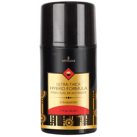 Sensuva Ultra-Thick Hybrid Formula Strawberry Personal Moisturizer - 50ml - Extreme Toyz Singapore - https://extremetoyz.com.sg - Sex Toys and Lingerie Online Store - Bondage Gear / Vibrators / Electrosex Toys / Wireless Remote Control Vibes / Sexy Lingerie and Role Play / BDSM / Dungeon Furnitures / Dildos and Strap Ons &nbsp;/ Anal and Prostate Massagers / Anal Douche and Cleaning Aide / Delay Sprays and Gels / Lubricants and more...