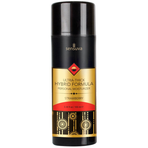 Sensuva Ultra-Thick Hybrid Formula Strawberry Personal Moisturizer - 100ml - Extreme Toyz Singapore - https://extremetoyz.com.sg - Sex Toys and Lingerie Online Store - Bondage Gear / Vibrators / Electrosex Toys / Wireless Remote Control Vibes / Sexy Lingerie and Role Play / BDSM / Dungeon Furnitures / Dildos and Strap Ons &nbsp;/ Anal and Prostate Massagers / Anal Douche and Cleaning Aide / Delay Sprays and Gels / Lubricants and more...