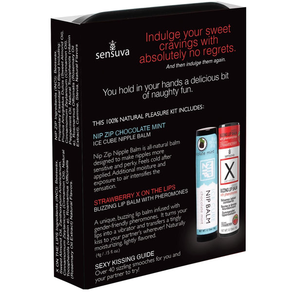 リップス＆ニップス プレジャーキット - チョコレート＆ストロベリー