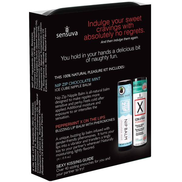 Lips & Nips Pleasure Kit - Chocolate and Peppermint