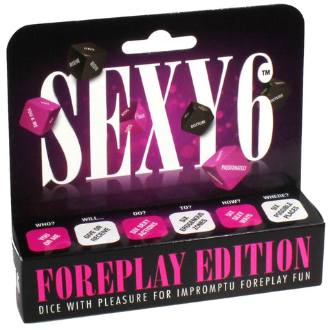 Creative Conceptions Sexy 6 Dice - Foreplay Edition - Extreme Toyz Singapore - https://extremetoyz.com.sg - Sex Toys and Lingerie Online Store - Bondage Gear / Vibrators / Electrosex Toys / Wireless Remote Control Vibes / Sexy Lingerie and Role Play / BDSM / Dungeon Furnitures / Dildos and Strap Ons  / Anal and Prostate Massagers / Anal Douche and Cleaning Aide / Delay Sprays and Gels / Lubricants and more...