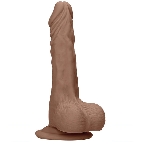 Shots America RealRock 8" Dong with Testicles - Tan - Extreme Toyz Singapore - https://extremetoyz.com.sg - Sex Toys and Lingerie Online Store - Bondage Gear / Vibrators / Electrosex Toys / Wireless Remote Control Vibes / Sexy Lingerie and Role Play / BDSM / Dungeon Furnitures / Dildos and Strap Ons &nbsp;/ Anal and Prostate Massagers / Anal Douche and Cleaning Aide / Delay Sprays and Gels / Lubricants and more...