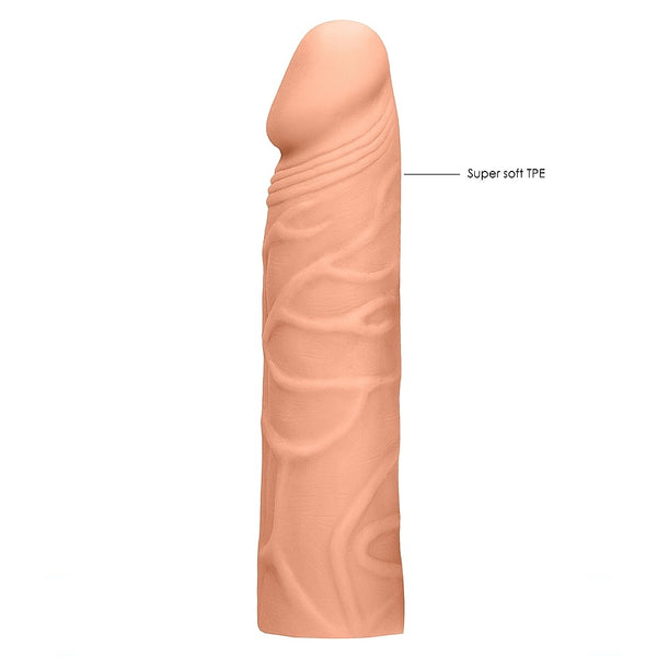 Shots America RealRock 7" Penis Sleeve - Light - Extreme Toyz Singapore - https://extremetoyz.com.sg - Sex Toys and Lingerie Online Store - Bondage Gear / Vibrators / Electrosex Toys / Wireless Remote Control Vibes / Sexy Lingerie and Role Play / BDSM / Dungeon Furnitures / Dildos and Strap Ons &nbsp;/ Anal and Prostate Massagers / Anal Douche and Cleaning Aide / Delay Sprays and Gels / Lubricants and more...