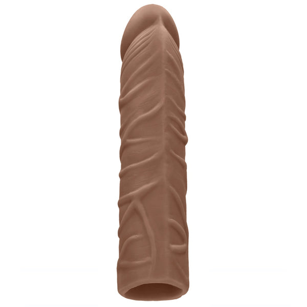 Shots America RealRock 7" Penis Sleeve - Tan - Extreme Toyz Singapore - https://extremetoyz.com.sg - Sex Toys and Lingerie Online Store - Bondage Gear / Vibrators / Electrosex Toys / Wireless Remote Control Vibes / Sexy Lingerie and Role Play / BDSM / Dungeon Furnitures / Dildos and Strap Ons &nbsp;/ Anal and Prostate Massagers / Anal Douche and Cleaning Aide / Delay Sprays and Gels / Lubricants and more...