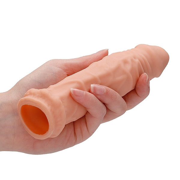 Shots America RealRock 6" Penis Sleeve - Light - Extreme Toyz Singapore - https://extremetoyz.com.sg - Sex Toys and Lingerie Online Store - Bondage Gear / Vibrators / Electrosex Toys / Wireless Remote Control Vibes / Sexy Lingerie and Role Play / BDSM / Dungeon Furnitures / Dildos and Strap Ons &nbsp;/ Anal and Prostate Massagers / Anal Douche and Cleaning Aide / Delay Sprays and Gels / Lubricants and more...