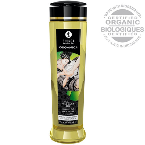 SHUNGA Organica Kissable Massage Oil - Naturelle 240ml - Extreme Toyz Singapore - https://extremetoyz.com.sg - Sex Toys and Lingerie Online Store - Bondage Gear / Vibrators / Electrosex Toys / Wireless Remote Control Vibes / Sexy Lingerie and Role Play / BDSM / Dungeon Furnitures / Dildos and Strap Ons &nbsp;/ Anal and Prostate Massagers / Anal Douche and Cleaning Aide / Delay Sprays and Gels / Lubricants and more...