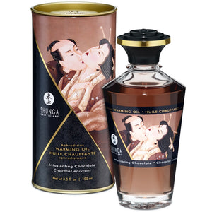 SHUNGA Aphrodisiac Warming Oil - Intoxicating Chocolate 100ml - Extreme Toyz Singapore - https://extremetoyz.com.sg - Sex Toys and Lingerie Online Store - Bondage Gear / Vibrators / Electrosex Toys / Wireless Remote Control Vibes / Sexy Lingerie and Role Play / BDSM / Dungeon Furnitures / Dildos and Strap Ons &nbsp;/ Anal and Prostate Massagers / Anal Douche and Cleaning Aide / Delay Sprays and Gels / Lubricants and more...