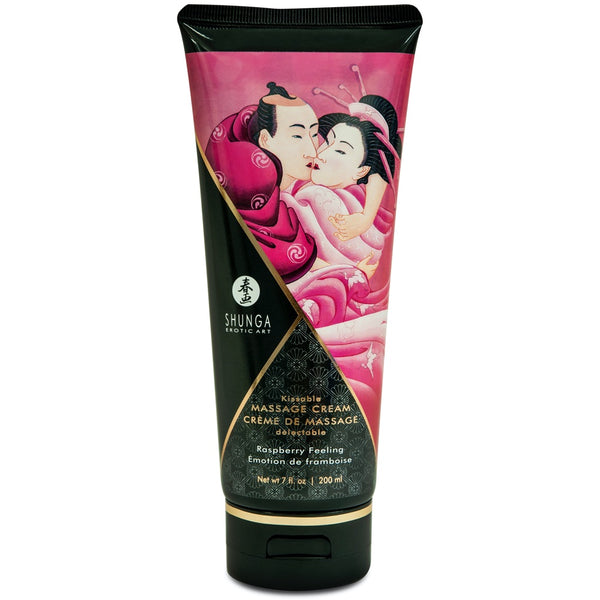 SHUNGA Kissable Massage Cream - Raspberry Feeling 200ml - Extreme Toyz Singapore - https://extremetoyz.com.sg - Sex Toys and Lingerie Online Store - Bondage Gear / Vibrators / Electrosex Toys / Wireless Remote Control Vibes / Sexy Lingerie and Role Play / BDSM / Dungeon Furnitures / Dildos and Strap Ons &nbsp;/ Anal and Prostate Massagers / Anal Douche and Cleaning Aide / Delay Sprays and Gels / Lubricants and more...