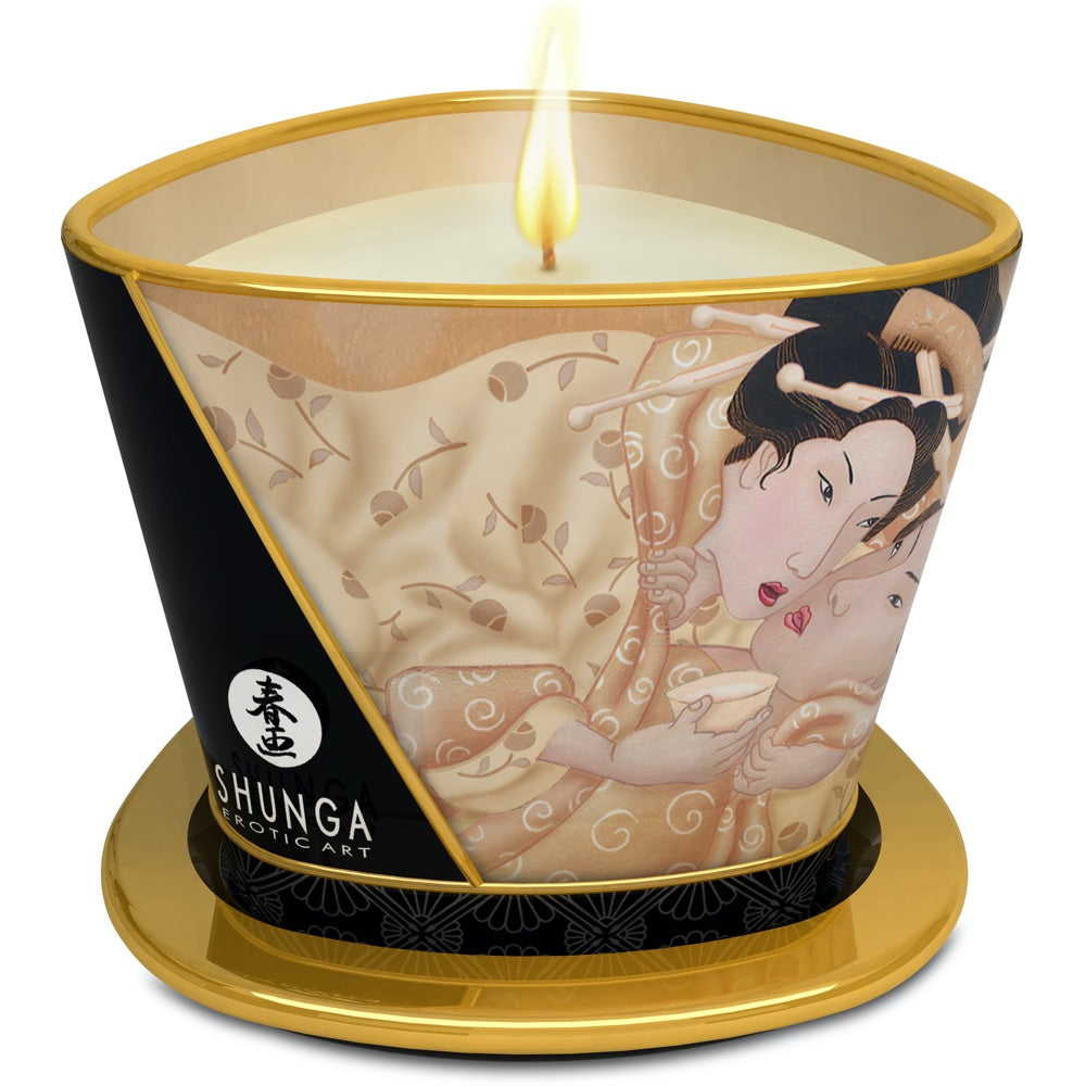 SHUNGA Massage Candle Desire - Vanilla Fetish - Extreme Toyz Singapore - https://extremetoyz.com.sg - Sex Toys and Lingerie Online Store - Bondage Gear / Vibrators / Electrosex Toys / Wireless Remote Control Vibes / Sexy Lingerie and Role Play / BDSM / Dungeon Furnitures / Dildos and Strap Ons &nbsp;/ Anal and Prostate Massagers / Anal Douche and Cleaning Aide / Delay Sprays and Gels / Lubricants and more...