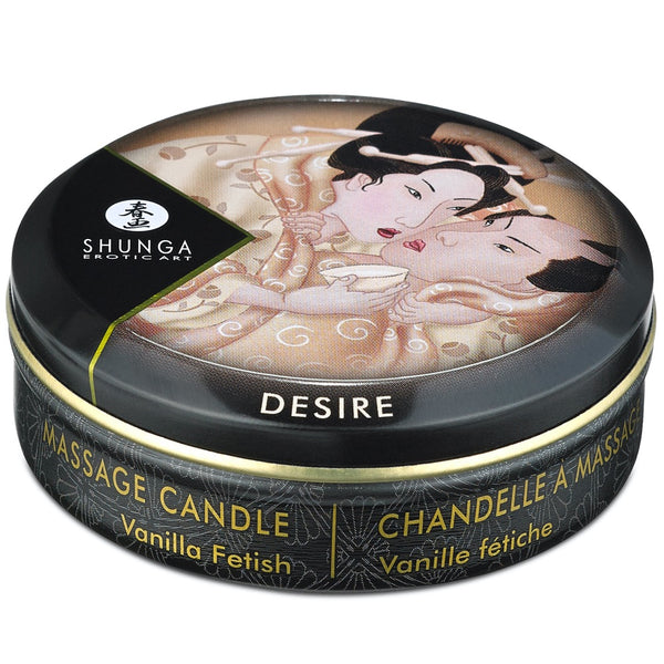 SHUNGA Mini Massage Candle Desire - Vanilla Fetish - Extreme Toyz Singapore - https://extremetoyz.com.sg - Sex Toys and Lingerie Online Store - Bondage Gear / Vibrators / Electrosex Toys / Wireless Remote Control Vibes / Sexy Lingerie and Role Play / BDSM / Dungeon Furnitures / Dildos and Strap Ons &nbsp;/ Anal and Prostate Massagers / Anal Douche and Cleaning Aide / Delay Sprays and Gels / Lubricants and more...