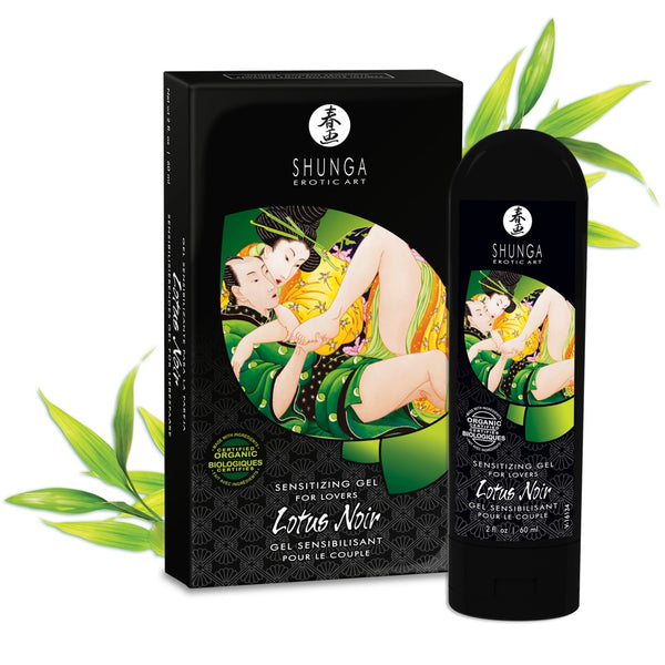 SHUNGA Lotus Noir Sensitizing Gel for Lovers - 60ml - Extreme Toyz Singapore - https://extremetoyz.com.sg - Sex Toys and Lingerie Online Store - Bondage Gear / Vibrators / Electrosex Toys / Wireless Remote Control Vibes / Sexy Lingerie and Role Play / BDSM / Dungeon Furnitures / Dildos and Strap Ons &nbsp;/ Anal and Prostate Massagers / Anal Douche and Cleaning Aide / Delay Sprays and Gels / Lubricants and more...