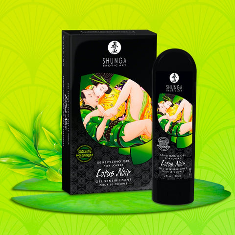 SHUNGA Lotus Noir Sensitizing Gel for Lovers - 60ml - Extreme Toyz Singapore - https://extremetoyz.com.sg - Sex Toys and Lingerie Online Store - Bondage Gear / Vibrators / Electrosex Toys / Wireless Remote Control Vibes / Sexy Lingerie and Role Play / BDSM / Dungeon Furnitures / Dildos and Strap Ons &nbsp;/ Anal and Prostate Massagers / Anal Douche and Cleaning Aide / Delay Sprays and Gels / Lubricants and more...