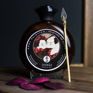 SHUNGA Edible Body Paint - Aphrodisiac Chocolate 100ml - Extreme Toyz Singapore - https://extremetoyz.com.sg - Sex Toys and Lingerie Online Store - Bondage Gear / Vibrators / Electrosex Toys / Wireless Remote Control Vibes / Sexy Lingerie and Role Play / BDSM / Dungeon Furnitures / Dildos and Strap Ons &nbsp;/ Anal and Prostate Massagers / Anal Douche and Cleaning Aide / Delay Sprays and Gels / Lubricants and more...