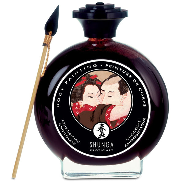 SHUNGA Edible Body Paint - Aphrodisiac Chocolate 100ml - Extreme Toyz Singapore - https://extremetoyz.com.sg - Sex Toys and Lingerie Online Store - Bondage Gear / Vibrators / Electrosex Toys / Wireless Remote Control Vibes / Sexy Lingerie and Role Play / BDSM / Dungeon Furnitures / Dildos and Strap Ons &nbsp;/ Anal and Prostate Massagers / Anal Douche and Cleaning Aide / Delay Sprays and Gels / Lubricants and more...