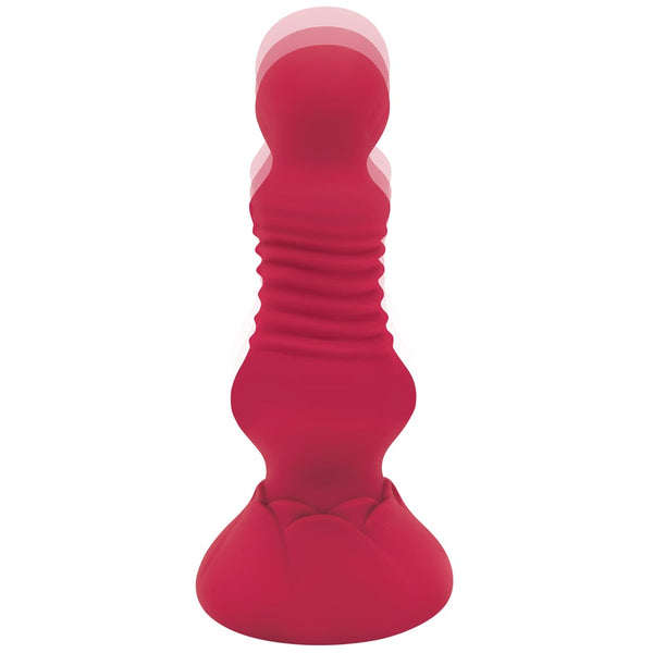 Secret Kisses Rosegasm Rosebud Remote Control Thrusting Rechargeable Butt Plug - Extreme Toyz Singapore - https://extremetoyz.com.sg - Sex Toys and Lingerie Online Store - Bondage Gear / Vibrators / Electrosex Toys / Wireless Remote Control Vibes / Sexy Lingerie and Role Play / BDSM / Dungeon Furnitures / Dildos and Strap Ons  / Anal and Prostate Massagers / Anal Douche and Cleaning Aide / Delay Sprays and Gels / Lubricants and more...