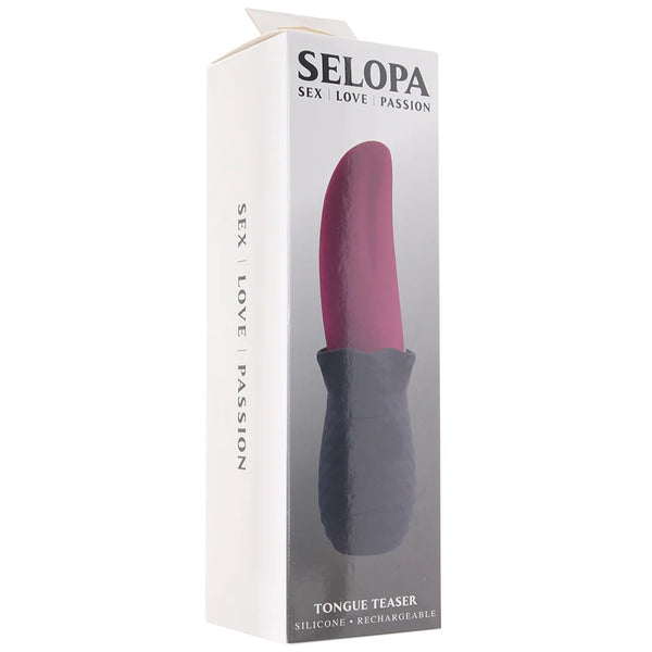 Selopa Tongue Teaser 10-Function  Rechargeable Vibrating & Flicking Vibrator