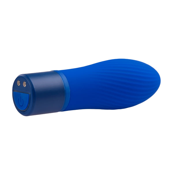 Selopa Cobalt Cutie 10-Function  Rechargeable Chunky Little Bullet