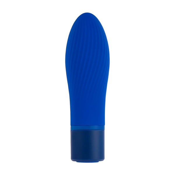 Selopa Cobalt Cutie 10-Function  Rechargeable Chunky Little Bullet