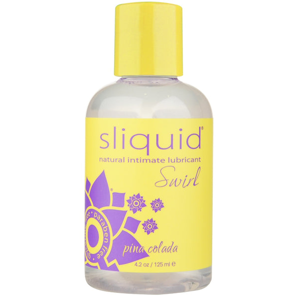 Naturals Swirl Pina Colada Water-Based Lubricant  - 4.2 oz.
