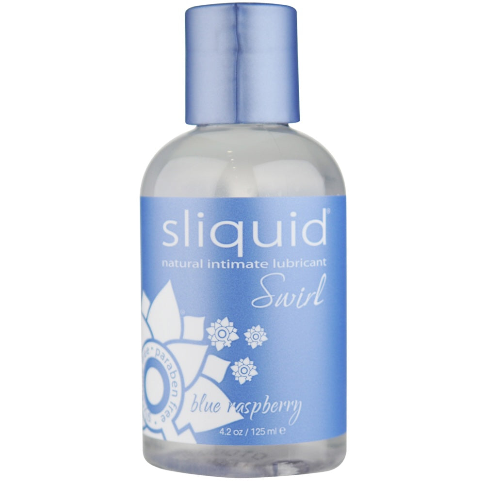 Naturals Swirl ブルー ラズベリー 水性潤滑剤 - 4.2 オンス
