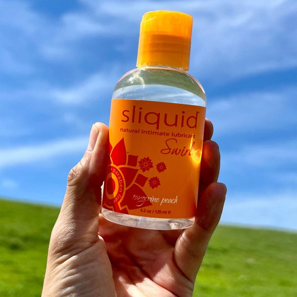 Naturals Swirl Tangerine Peach Water-Based Lubricant  - 4.2 oz.