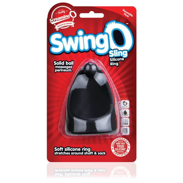 SwingO Sling Contoured Cock Ring with Perineum Massage