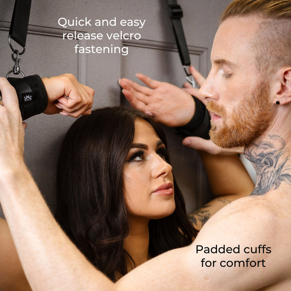 Doorway Control Play Adjustable Over-Door Cuff Restraints