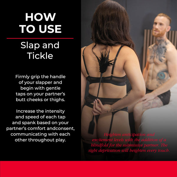 Slap & Tickle Dual Ended Crop & Tickler