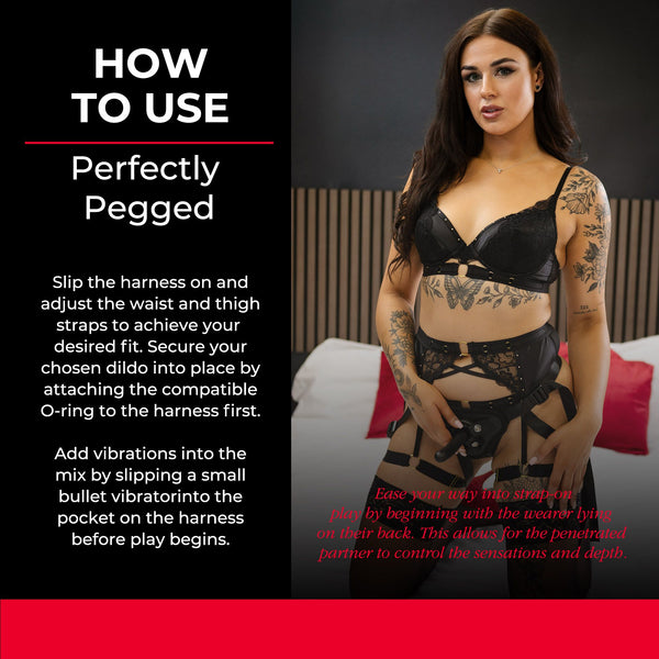 Perfectly Pegged Beginners Strap-On Harness with Dildo