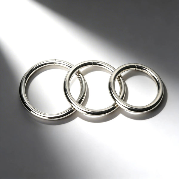 Trine Steel Ring Collection