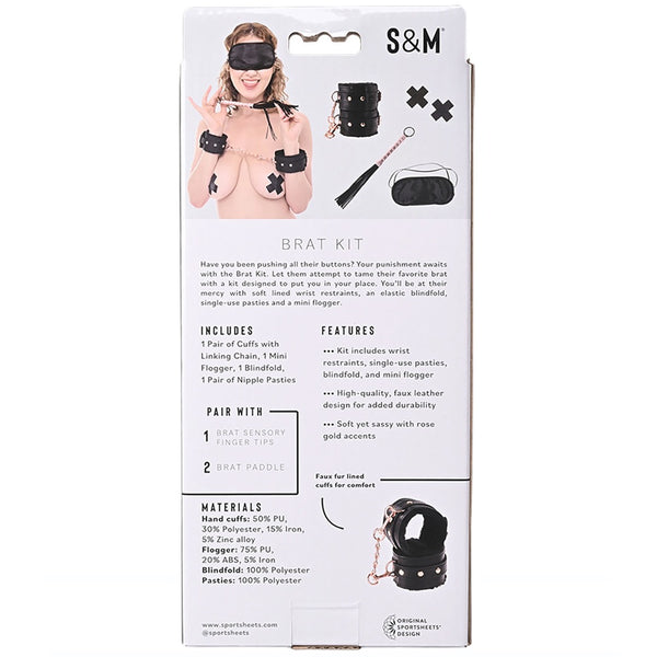 Sportsheets Sex & Mischief: Brat Kit - Extreme Toyz Singapore - https://extremetoyz.com.sg - Sex Toys and Lingerie Online Store - Bondage Gear / Vibrators / Electrosex Toys / Wireless Remote Control Vibes / Sexy Lingerie and Role Play / BDSM / Dungeon Furnitures / Dildos and Strap Ons &nbsp;/ Anal and Prostate Massagers / Anal Douche and Cleaning Aide / Delay Sprays and Gels / Lubricants and more...