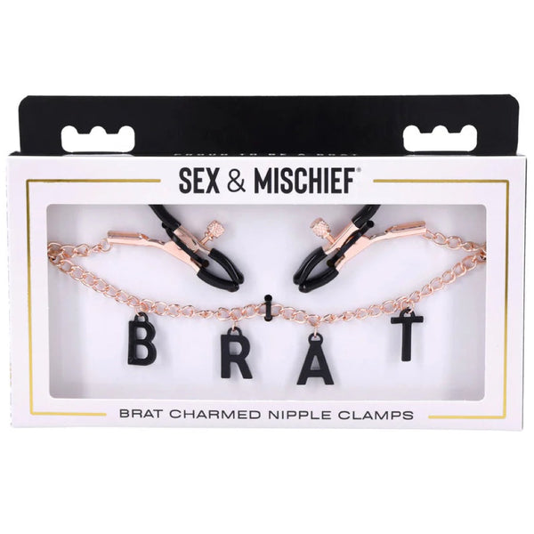 Sex & Mischief: Brat Charmed Nipple Clamps