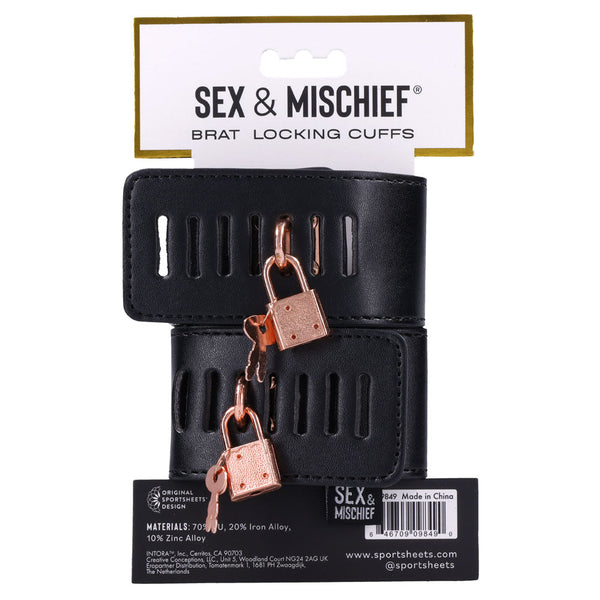 Sex & Mischief: Brat Locking Cuffs