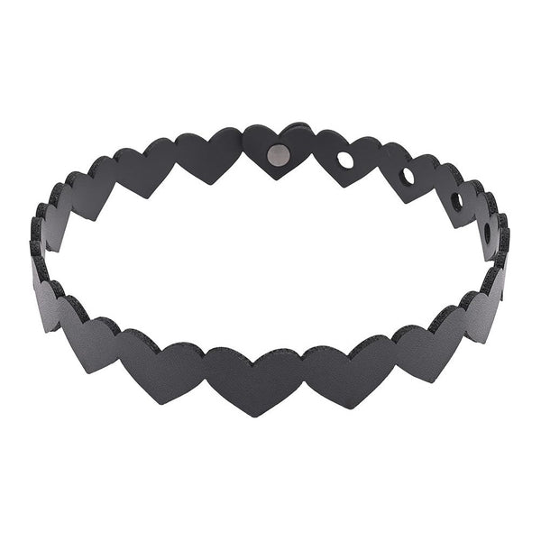 Sex & Mischief: Heart Day Lockable Collar with Hex Key