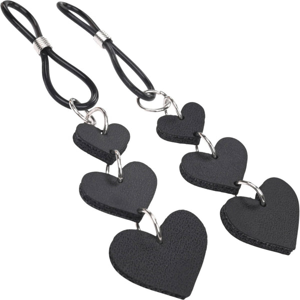 Sex & Mischief Heart Nipple Ties