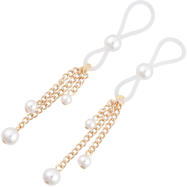 Sex & Mischief Pearl Nipple Ties