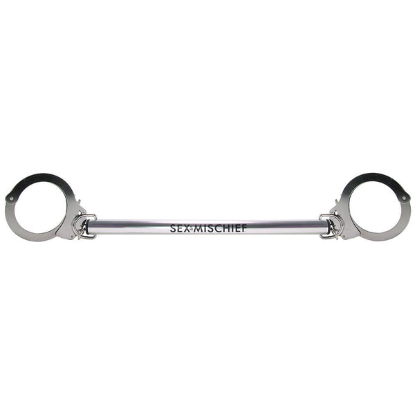 Sportsheets Sex & Mischief Spreader Bar with Metal Cuffs Extreme Toyz Singapore - https://extremetoyz.com.sg - Sex Toys and Lingerie Online Store - Bondage Gear / Vibrators / Electrosex Toys / Wireless Remote Control Vibes / Sexy Lingerie and Role Play / BDSM / Dungeon Furnitures / Dildos and Strap Ons  / Anal and Prostate Massagers / Anal Douche and Cleaning Aide / Delay Sprays and Gels / Lubricants and more... 