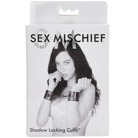 Sportsheets Sex & Mischief Shadow Locking Cuffs - Extreme Toyz Singapore - https://extremetoyz.com.sg - Sex Toys and Lingerie Online Store - Bondage Gear / Vibrators / Electrosex Toys / Wireless Remote Control Vibes / Sexy Lingerie and Role Play / BDSM / Dungeon Furnitures / Dildos and Strap Ons  / Anal and Prostate Massagers / Anal Douche and Cleaning Aide / Delay Sprays and Gels / Lubricants and more...